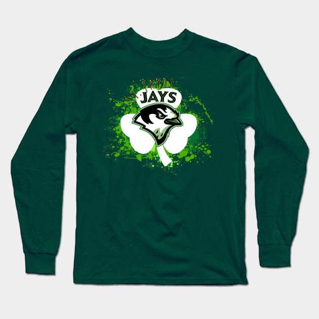 St. Paddy Jays Long Sleeve T-Shirt by Gray Jays Baseball Club